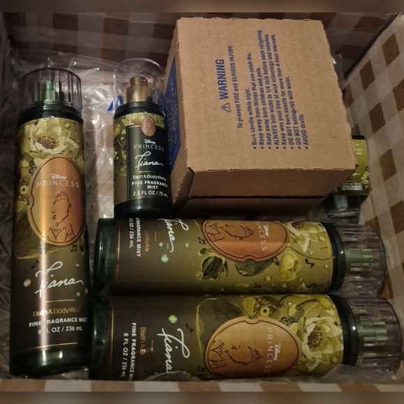 Princess Tiana Bath & Body Works 6 Piece Bundle